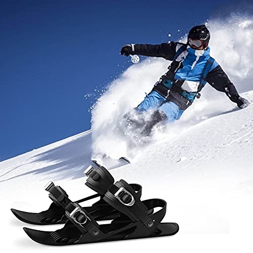 Mini Snow Shoes,Mini Short Ski Skates| Skis for Winter Shoes | Short Snowskates Snowblades Skiboards,Adjustable Mini Ski Skates Snow Shoes Mini Ski Skates for Snow Short Skiboard