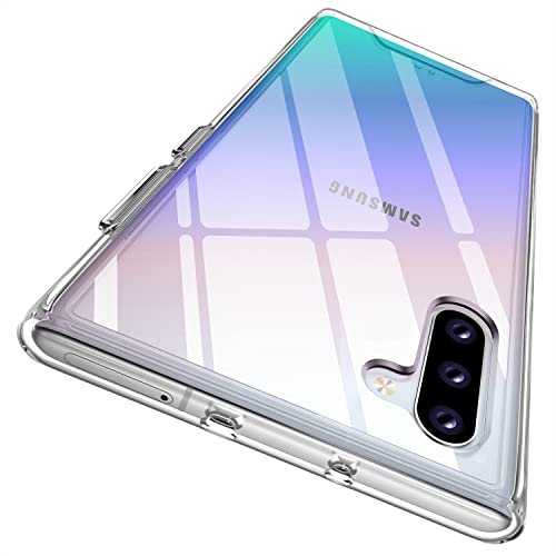 Rayboen for Samsung Galaxy Note 10 Case/Galaxy Note 10 5G Case (2019) 6.3 Inch Crystal Clear with Anti Yellow Designed Hard PC Back Shockproof Cover Phone Case for Sumsung Galaxy Note 10 5G Case