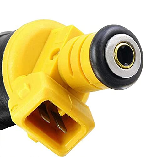 V/N Fuel injectors 4 Holes Set of 8 fits Ford F150 F250 F350 E150 E250 E350 E450 Mustang Excursion Crown Victoria Bronco Econoline Lincoln 4.6 5.0 5.4 5.8 V8 0280150943 yellow ?7.87*4.53*1.54 inches | The Storepaperoomates Retail Market - Fast Affordable Shopping