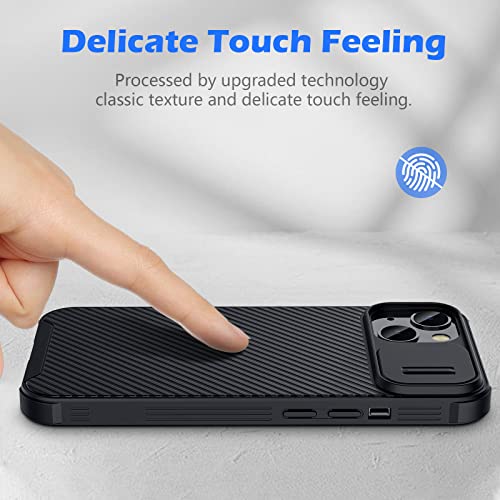 imluckies for iPhone 13 Case with Camera Cover 6.1″, Hard PC Back & Soft TPU Bumper Frame, Slim Protective & Slide Lens Protection Scratch-Resistant Cover 5G 2021, Black | The Storepaperoomates Retail Market - Fast Affordable Shopping