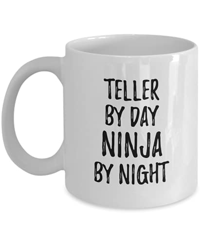 Funny Teller Mug By Day Ninja By Night Parenting Gift Idea New Parent Gag Coffee Tea Cup 11 oz
