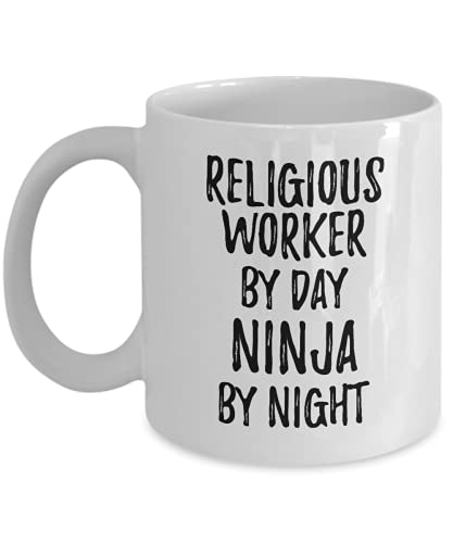 Funny Religious Worker Mug By Day Ninja By Night Parenting Gift Idea New Parent Gag Coffee Tea Cup 11 oz
