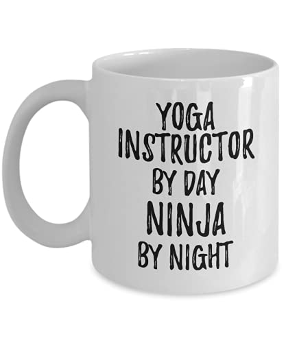 Funny Yoga Instructor Mug By Day Ninja By Night Parenting Gift Idea New Parent Gag Coffee Tea Cup 11 oz