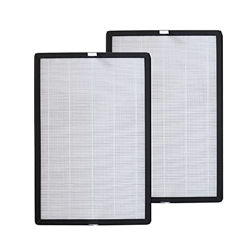 PUREBURG 2-Pack Replacement 3-IN-1 HEPA Filters Compatible with Bagotte Air Purifier BAP20, Part Number BAP20-HF