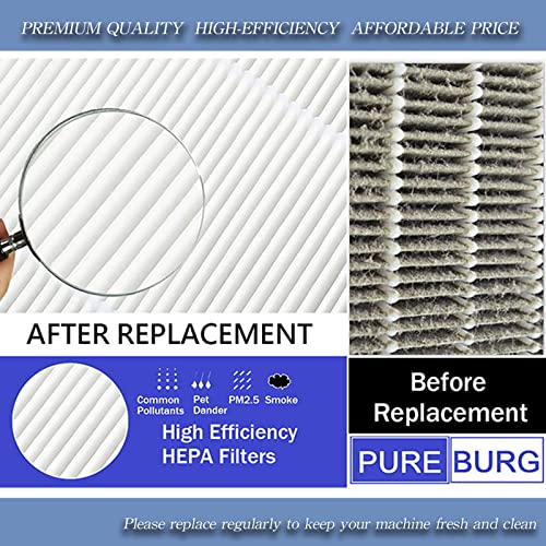 PUREBURG 2-Pack Replacement 3-IN-1 HEPA Filters Compatible with Bagotte Air Purifier BAP20, Part Number BAP20-HF | The Storepaperoomates Retail Market - Fast Affordable Shopping