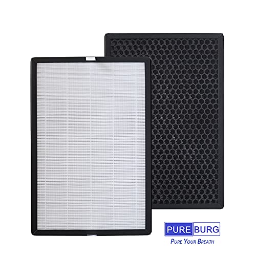 PUREBURG 2-Pack Replacement High-efficiency 3-IN-1 HEPA Filters Compatible with COLZER EPI-186 Air Purifier | The Storepaperoomates Retail Market - Fast Affordable Shopping