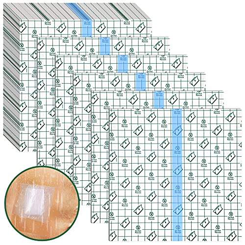 Dialysis Catheter Shower Cover Peritoneal Dialysis Accessories Protector Waterproof Transparent Bandage Wound Cover Bandage Belt for Swimming Tattoo Dressings, 7.87 x 7.87 Inches (25 Pieces)