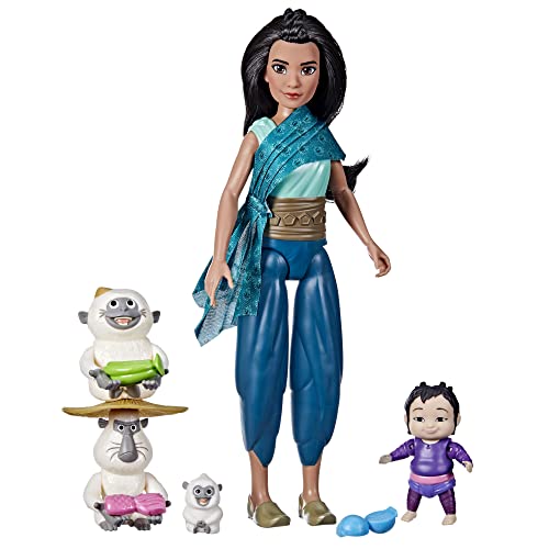 Disney’s Raya and The Last Dragon, Raya, Ongis, and NOI Pack, Fashion Doll Clothes and Accessories, Toy for Kids 3 and Up