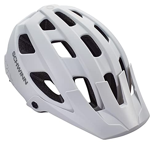 Schwinn Bunker ERT Youth/Adult Bike Helmet, Fits Head Circumferences 53-59 cm, Medium, Grey