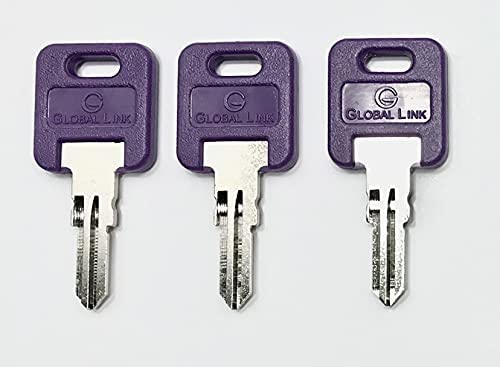 Global Link G386 Purple RV Keys (3 Keys)