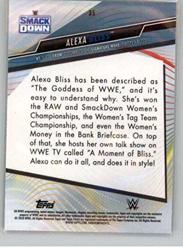 2020 Topps WWE Finest #35 Alexa Bliss SmackDown Wrestling Trading Card | The Storepaperoomates Retail Market - Fast Affordable Shopping