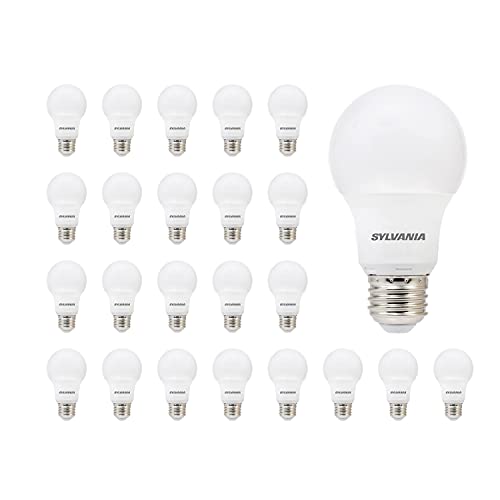SYLVANIA LED A19 Light Bulb, 60W Equivalent, Efficient 9W, CEC Compliant, 10 Year, Non-Dimmable, 5000K, 800 Lumens, 90 CRI, Daylight – 24 Pack (41373) | The Storepaperoomates Retail Market - Fast Affordable Shopping