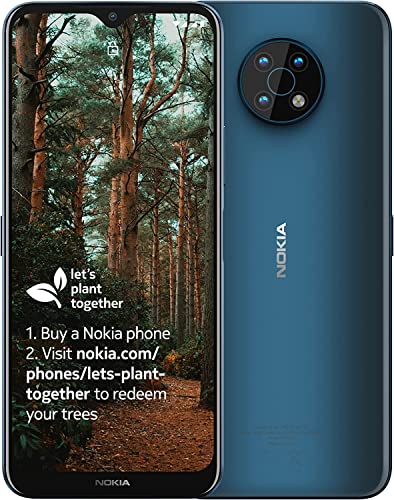 Nokia G50 Dual-SIM 128GB + 4GB RAM (GSM Only | No CDMA) Factory Unlocked 5G Smartphone (Ocean Blue) – International Version