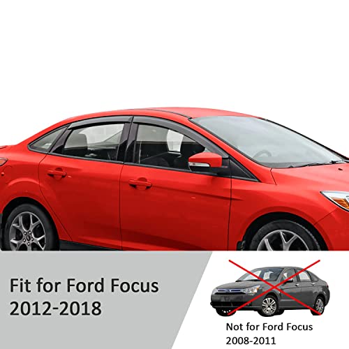 Voron Glass Tape-on Extra Durable Rain Guards for Ford Focus 2012-2018, Window Deflectors, Vent Window Visors, 4 Pieces – 120188 | The Storepaperoomates Retail Market - Fast Affordable Shopping