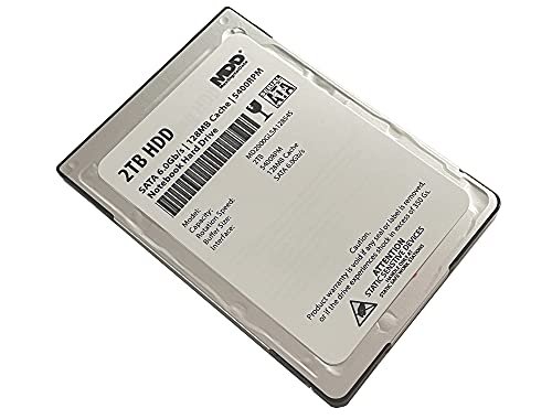 MDD MAXDIGITALDATA (MD2000GLSA12854S 2TB 128MB Cache 5400RPM SATA 6.0Gb/s 2.5inch Internal Notebook Hard Drive – 2 Year Warranty