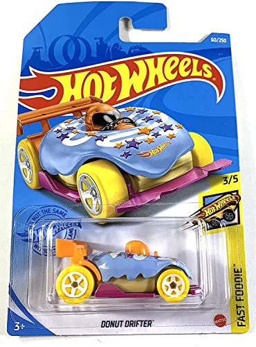 Hot Wheels, Donut Drifter Blue, Fast Foodie 3/5, 60/250