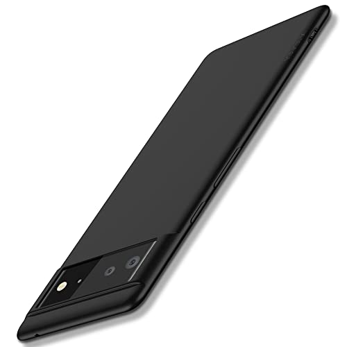 X-level Google Pixel 6 Case Ultra-Thin Slim Fit [Guardian Series] Phone Cases Soft Flexible TPU Matte Finish Coating Light Protective Back Cover for Pixel 6-Black