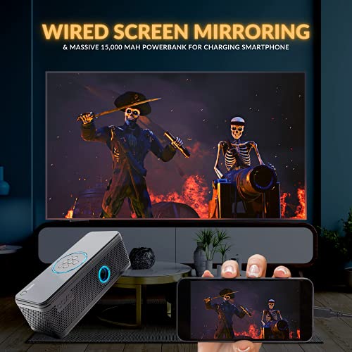 HP1 Halloween Projector for Windows, Pumpkins, Other Holographic Projections, Premium DLP LED Projector with 5 Onboard Spectral Illusions Ghosts and wraiths, Built in Speaker, 4 Hr Battery, Bluetooth | The Storepaperoomates Retail Market - Fast Affordable Shopping