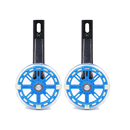 FUFU 12-20 Inch Children’s Bicycle Training Wheel Training Replacement Stable Wheel Balance Flashing Wheel (Color : Blue, Size : 16in)