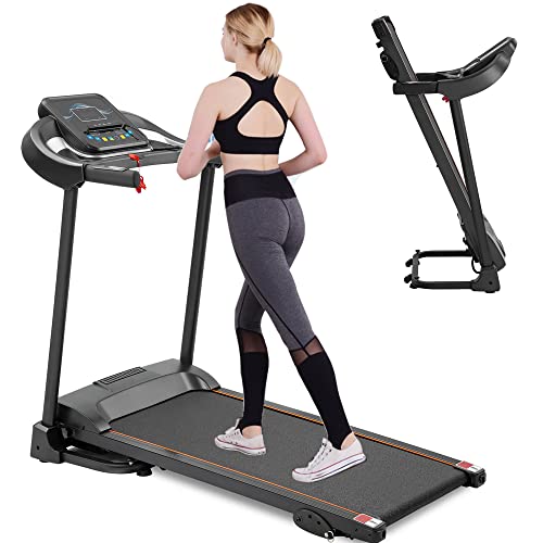 Treadmills for Home, 2.5HP Portable Foldable Treadmill with 15 Pre Set Programs and LED Display Panel
