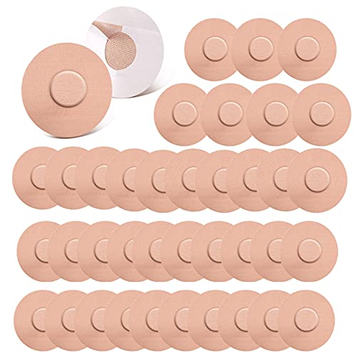 SDUSEIO 50 Packs Freestyle Libre Sensor Covers Waterproof Adhesive Patche for Swimming Sport