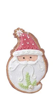 Pastel Santa Face Ornament
