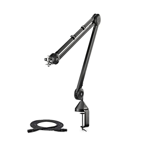 Rode PSA1 Professional Studio Boom Arm with XLR Cable and StreamEye Polishing Cloth