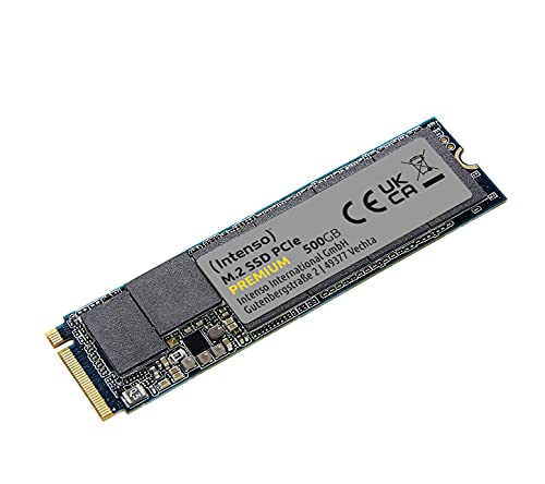 Intenso SSD Premium M.2 500GB PCIe Gen.3×4 2280