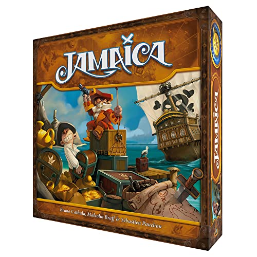 Jamaica Board Game (New Edition) | Strategy Game | Family Board Game for Adults and Kids | Pirate Adventure Game | Ages 8+ | 2-6 Players | Average Playtime 30-60 Minutes | Made by Space Cowboys