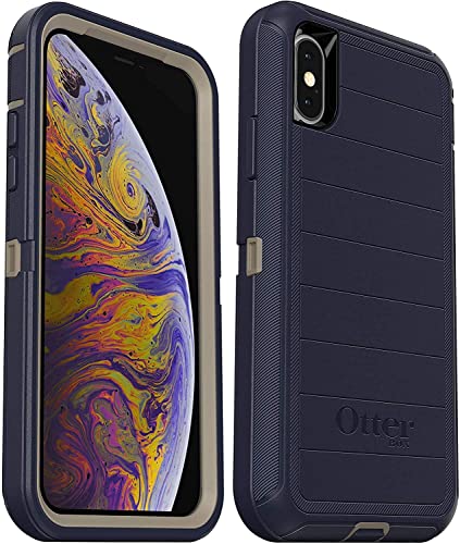 OtterBox Defender Series Rugged Case for iPhone Xs Max (not iPhone X/Xs or iPhone XR) – Case Only – Non-Retail Packaging – Dark Lake – with Microbial Defense
