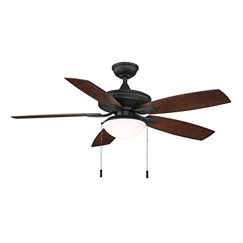 Hampton Bay Gazebo III 52 in. Indoor/Outdoor Natural Iron Ceiling Fan with Light Kit YG836A-NI