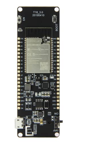 XFCZMG T-Energy ESP32 8MByte PSRAM WiFi & Bluetooth Module 18650 Battery ESP32-WROVER-B Development Board