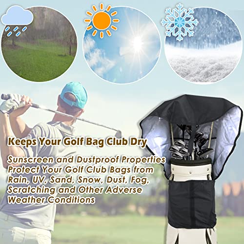 CartClan Golf Bag Rain Hood Waterproof Golf Bag Rain Cover for Golf Club Bags Fit Almost All Golfbags or Carry Cart | The Storepaperoomates Retail Market - Fast Affordable Shopping