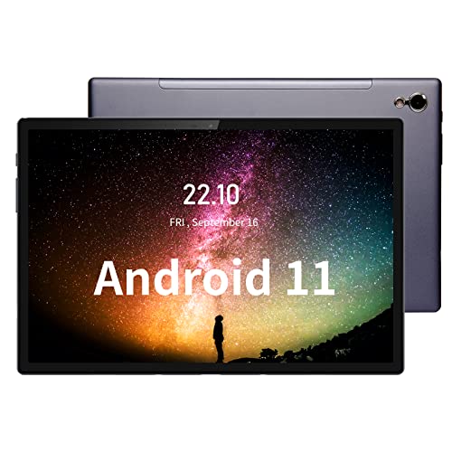 Azeyou Tablet 10.1 inch Android 3G Phone Tablet with 2GB RAM & 32GB Storage, 2MP & 5MP Cameras, Quad Core, 6000mAh Battery, Dual SIM Cards Slot, Metal Body, T10 Tablet with Screen Protector