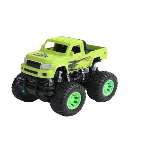 LONGYUEDI Pull Back Cars Toy, Toddlers Mini Monster Trucks 360° Rotating Shockproof Vehicles Toy for Boys Girls Tiny Friction Powered Cars Push and Go Great Gifts for Kids Children Aged 3-8.…