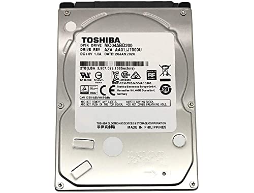 Toshiba 2TB 5400RPM 128MB Cache SATA 6.0Gb/s 2.5inch PS4 Gaming Hard Drive – 3 Year Warranty (Renewed)