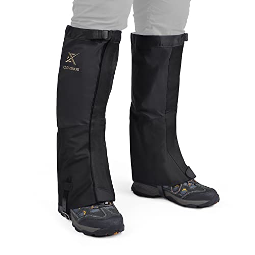 Extremus Buckwell Leg Gaiters, Waterproof Boot Gaiters for Hiking, Hunting and Walking, Breathable Mountain Climbing Gaiters for Men & Women