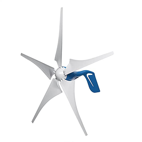 CHIXIA 400W Wind Turbine Generator 24V 12V 5 Blades Hybrids Controller Small Windmill for Home Use-400w 12v