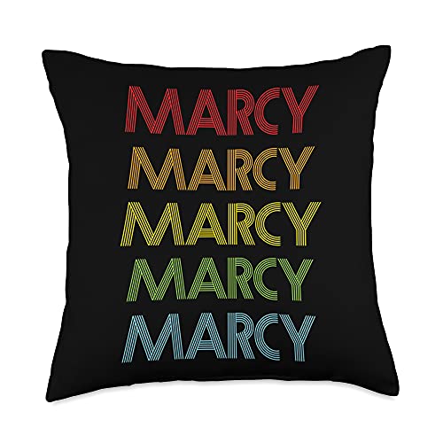 Marcy Name Gifts By Vnz Marcy Name Throw Pillow, 18×18, Multicolor