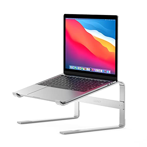CQYBZF Laptop Stand for Desk, Laptop Riser Holder,Ergonomic Detachable Aluminum Notebook Stand Elevator for Desk