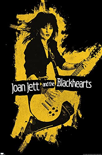 Trends International Joan Jett and The Blackhearts-Guitar Wall Poster, 22.375″ x 34″, Premium Unframed Version