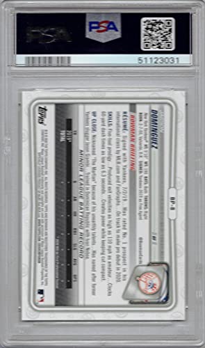 2020 Bowman Prospects Baseball #BP-8 Jasson Dominguez Pre-Rookie Card Graded PSA 10 Gem Mint | The Storepaperoomates Retail Market - Fast Affordable Shopping