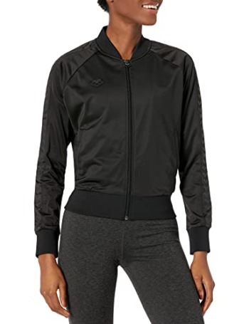 Arena Women’s Relax IV Team Full-Zip Track Jacket, All Black, X-Large | The Storepaperoomates Retail Market - Fast Affordable Shopping