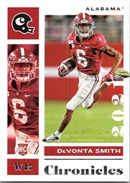 2021 Chronicles Draft DeVonta Smith #6 Rookie Card Philadelphia Eagles