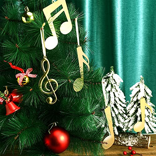 Hotop Christmas Tree Ornament Christmas Treble Clef Ornament Music Notes Wall Decor Music Notes Party Decorations Metal Christmas Tree Note Hanging Ornament for Holiday Decorations (Gold,5 Pieces) | The Storepaperoomates Retail Market - Fast Affordable Shopping