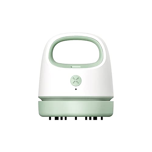 GONEBIN Tabletop Vacuum Cleaner with Cleaning Brush,Handheld Desktop Eraser dust Vacuum USB Charging,Best Desk Vacuum No Dead Angle Cleaning