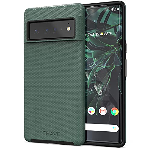 Crave Dual Guard for Google Pixel 6 Pro, Shockproof Protection Dual Layer Case for Google Pixel 6 Pro – Shaded Spruce