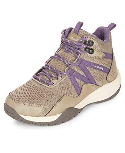 Eddie Bauer Klamath Mid Women’s Hiking Sneaker | Water Resistant Lightweight Mountain Hiking Sneakers for Women | Ladies All Weather Outdoor Ankle Height Hiker