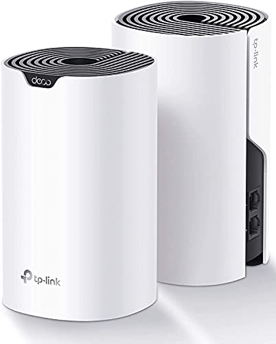 TP-Link Deco Whole Home Mesh WiFi System (Deco S4) � Up to 3,800 Sq.ft. Coverage, WiFi Router and Extender Replacement, Parental Controls, 2-Pack (Renewed)