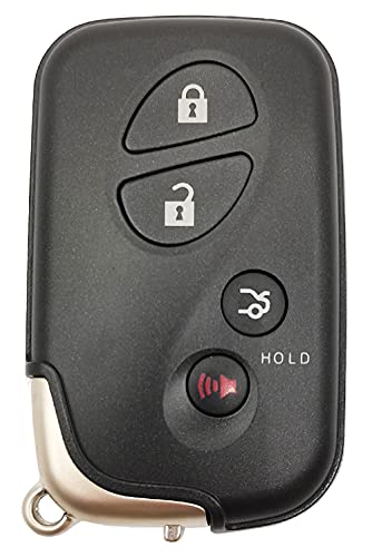 Keyless Entry Remote Control Key Fob Cover Case fit for Lexus ES RX IS LS LX GS GX ES350 GS300 GS350 GS430 GS450h ISC IS250 IS350 LS460 LS600h Smart Key Fob (1)